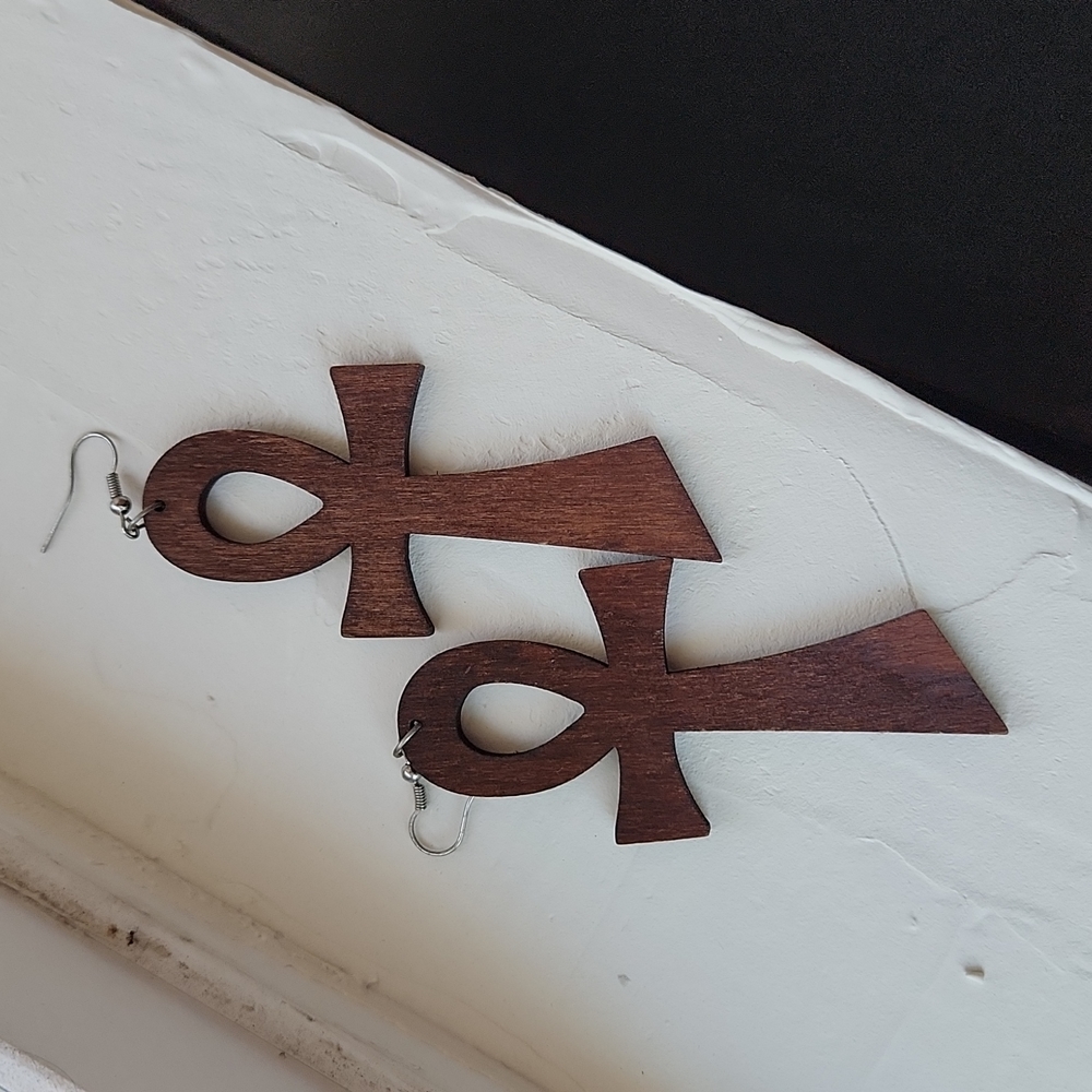 Ankh Earrings